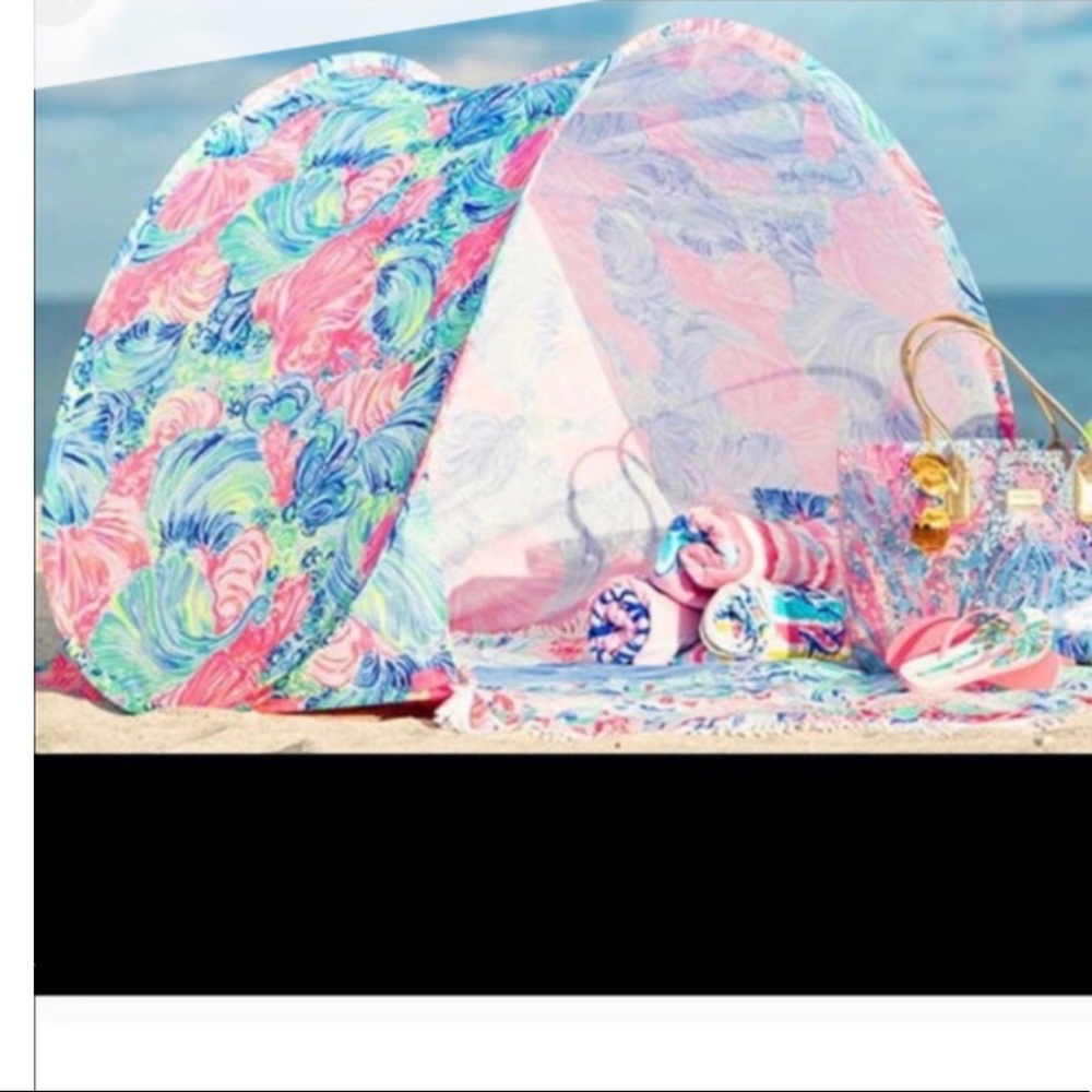 Lilly Pulitzer Beach please pop up tent canopy